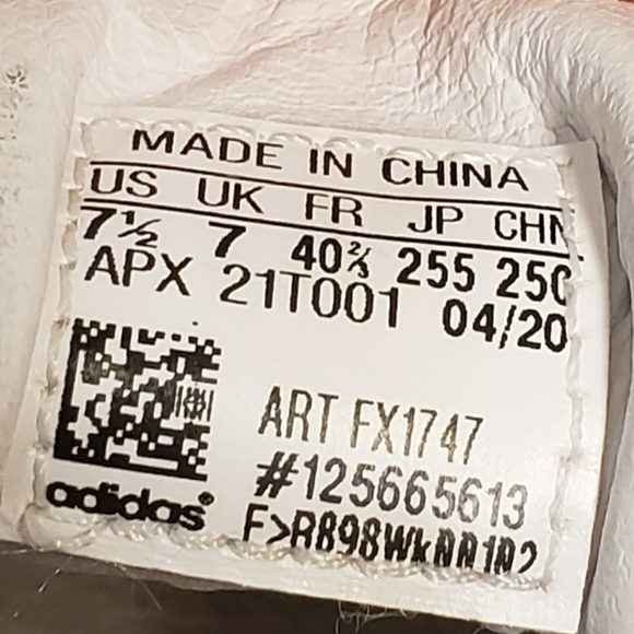 Adidas Y-3 Hicho Sneakes White Red 7 1/2 - Picture 9 of 10